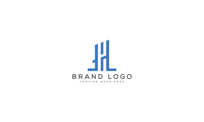 letter H logo design vector template design for brand.