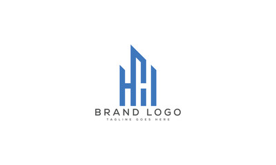 letter HH logo design vector template design for brand.
