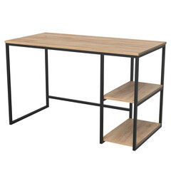 Stylish loft style desk with a sturdy metal frame and wooden top. Perfect for home office, study or creative studio. Modern design and functionality in one.