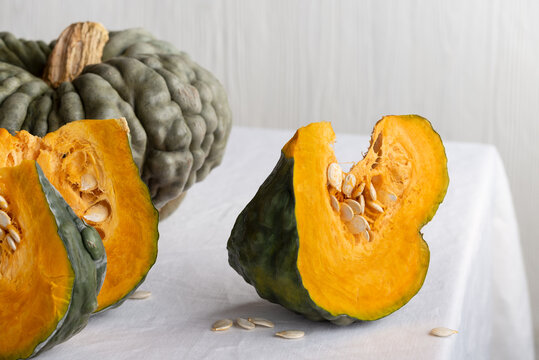 Marina Di Chioggia Squash Slices With Orange Flesh