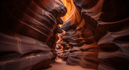 Antelope Canyon Natural Rock Formation Photography
