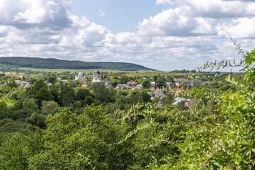 Summer landscape in the sunny day