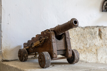 Old cannon in the fortress