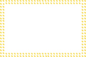 Simple Frame, Border Frame, Photo Frame with White Background, Unique Yellow Color Frame, Unique Style Frame