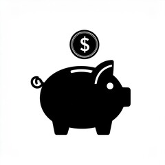 Laptop computer icon with data visualization charts on screen, representing business analytics, financial reporting, market statistics, and performance metrics