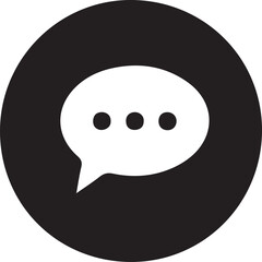 Fototapeta premium Speech bubble icon vector. Message icon, Chat icon.