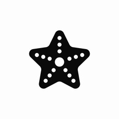 starfish sea icon sign vector
