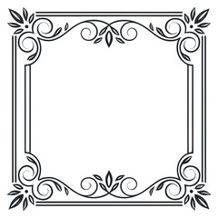 Frame, Border, Ornament, Invitation, Poster frame, Decorative frame, Vintage border, Wedding design, Card template, Classic frame (5).eps