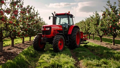 Obraz premium Orchard Tractor