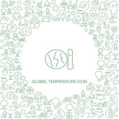 Global Temperature Icon