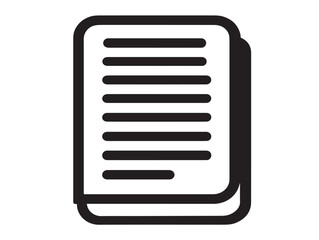 Sleek Accept Document Icon in Professional Minimalist Vector Style