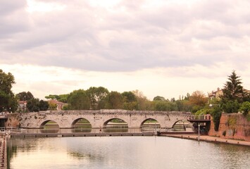 Fototapeta premium bridge over the river