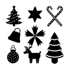 set of christmas vector elements