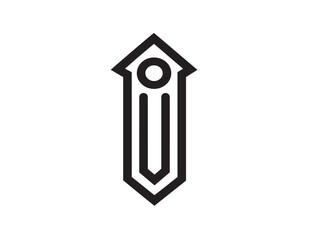 Elegant Bookmark Vector Icon in Contemporary Minimal Line Style