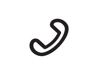 Obraz premium Professional Incoming Call Icon with Elegant Minimal Line Artwork