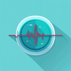 Pulse Visualization, Science Illustration, Digital Health Environment