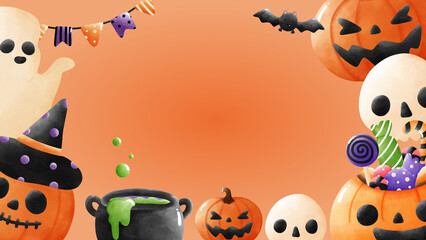 Halloween background presentation