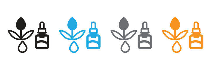 Discover the power of nature with these vibrant icons, ideal for brands promoting wellness, organic products, and holistic health, adding a modern touch.