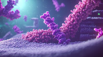 Fluorescent tagging of cellular proteins a confocal image