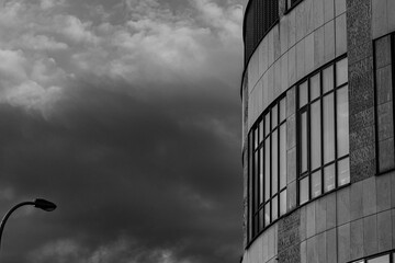 Obraz premium silhouette of a skyscraper