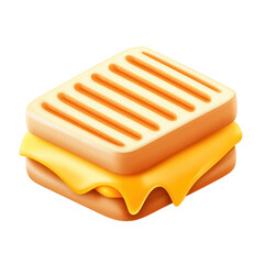 Deliciously Melty Grilled Cheese Sandwich with Golden Brown Crust