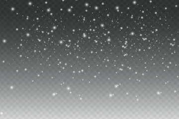 The dust sparks and golden stars shine with special light
