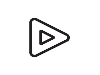 Elegant play alternate icon for media controls and user interfaces