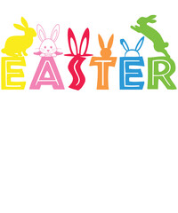 Easter , Easter Typography Tshirt Design