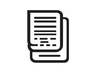 Simple Receipt Slip Vector Illustration for Finance and Shopping Apps