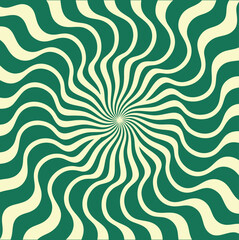 Green , orange , pink wavy line abstract background, warped optical illusion style, retro psychedelic vector, seamless pattern with curved flowing lines