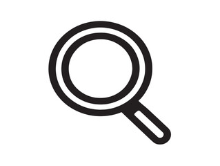 Modern stock design of magnifying glass alternative search icon