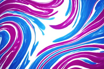 Dynamic Abstract Color Swirl