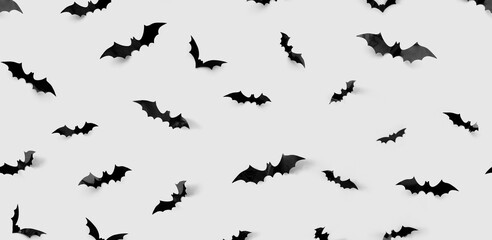 Pattern with Halloween Bats