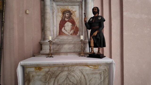 The Cathedral of St. Tryphon in Kotor, Montenegro, is a Catholic church built in 1166. It houses many gold and silver relics and frescoes.