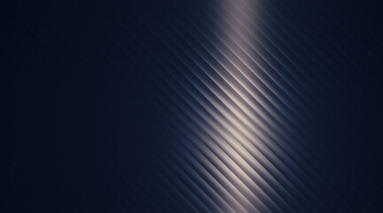 Dark blue abstract background with bright diagonal light streak
