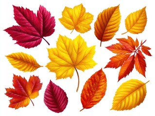 Obraz premium Autumn Leaves Collection