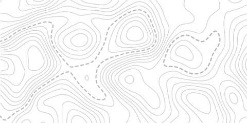 Abstract digital modern topography white and soft grey pattern lines sea map area space geometric strip grid line topo map technology modern design white background. Vector Illustration.