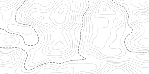 Abstract digital modern topography white and soft grey pattern lines sea map area space geometric strip grid line topo map technology modern design white background. Vector Illustration.