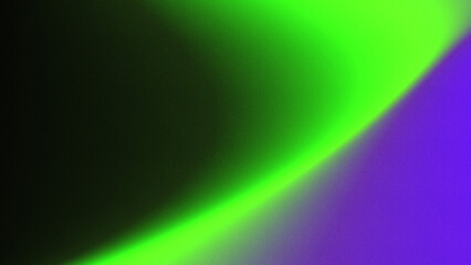 Neon Green to Violet Corner Grainy Blend
