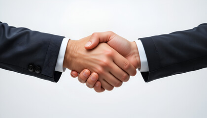 Business deal sealed with a handshake embodying trust and partnership, a symbol of agreement and professional collaboration for success in the corporate world