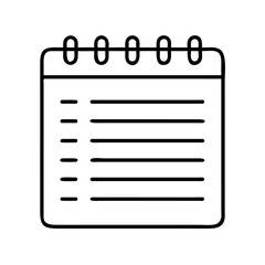 Calendar planner schedule agenda appointment reminder date event organizer icon vector graphic design element