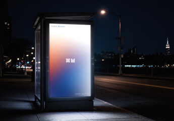 Bus Stop Screen Mockup