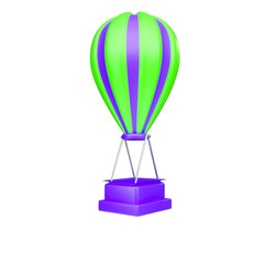 3d render icon object composition