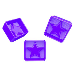 3d render icon object composition