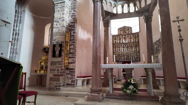 The Cathedral of St. Tryphon in Kotor, Montenegro, is a Catholic church built in 1166. It houses many gold and silver relics and frescoes.