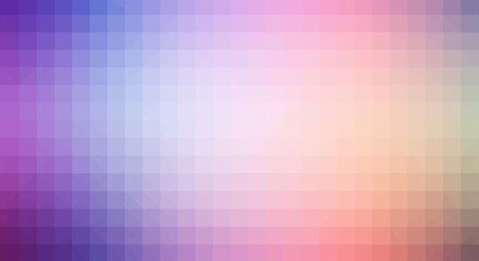 A Gentle Gradient of Soft Colors Fades into a Pixelated Abstract Art Design Displaying a Spectrum of Beautiful Hues
