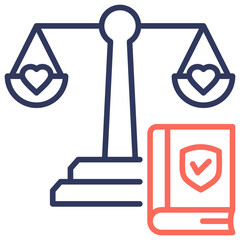 Ethics Dual Tone Icon