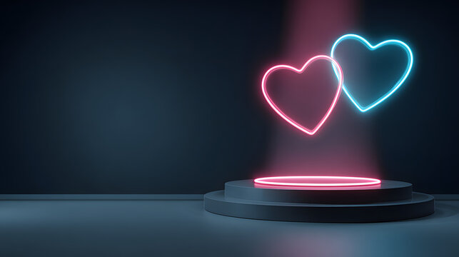 Romantic heart shape candle $\text{\textbf{symbol}}$izing passion and love on a black background, perfect for a Valentine’s Day gift or card design