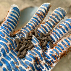 Organic fertiliser chicken manure 