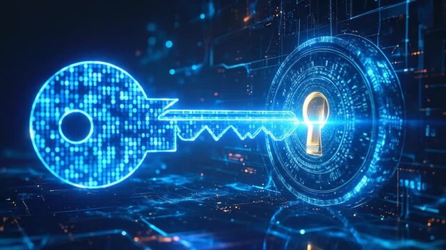 Digital Key in a Futuristic Cyber World: Security and Data Encryption Explained